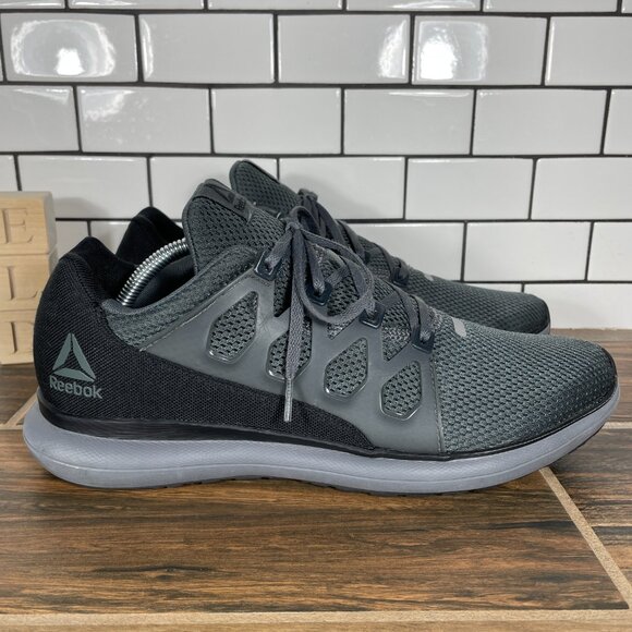 Reebok Driftium Ride 2.0 Mens Size 11 Running Shoes Gray Black Low Top Sneaker main image 12